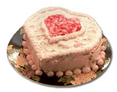 Order a heart-shaped cake